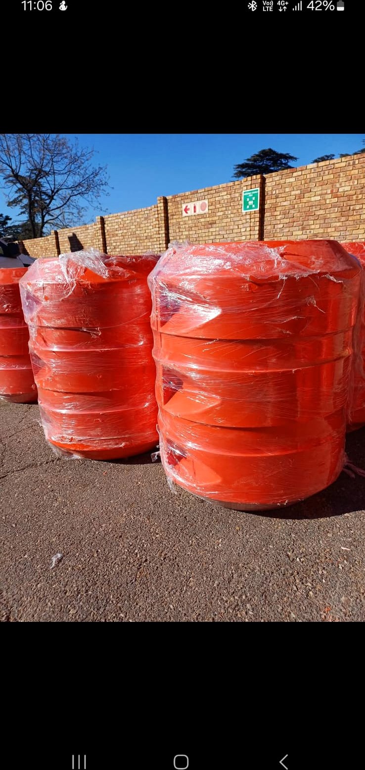 LDPE pipe floats