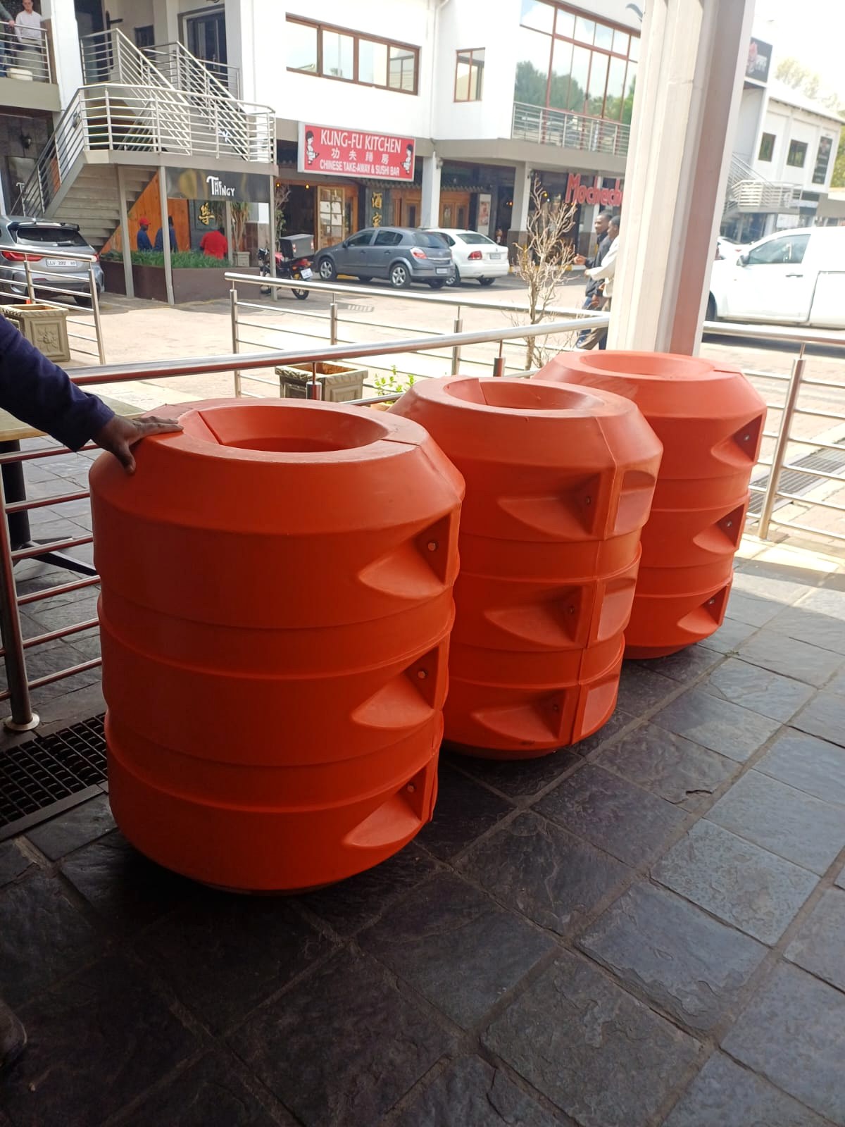 LDPE pipe floats